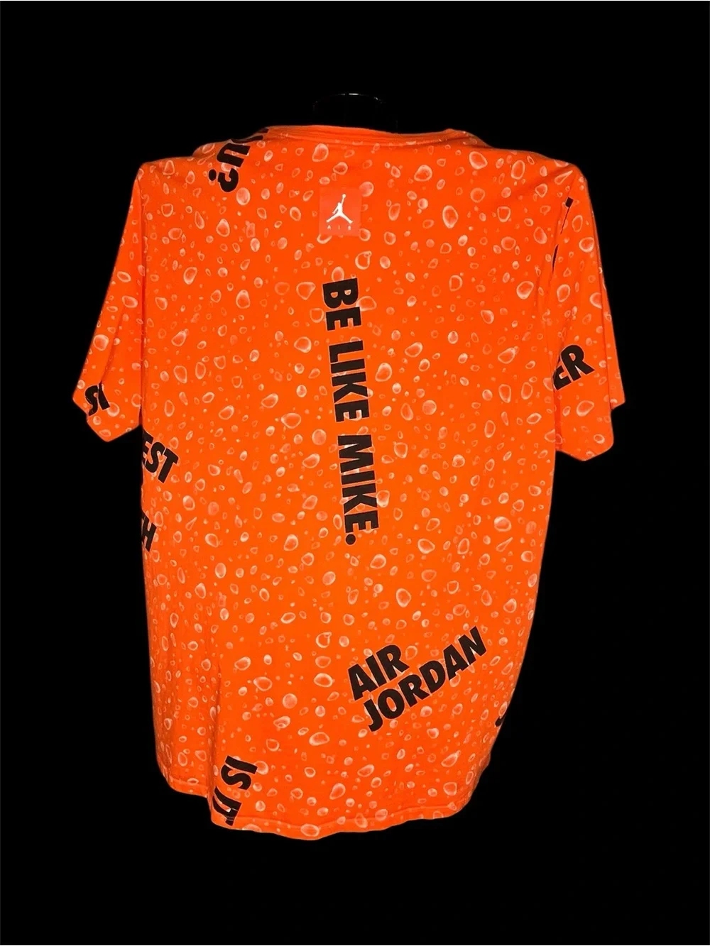 Jordan x Gatorade Be Like Mike Orange Graphic Tee 3XL AJ1165-819